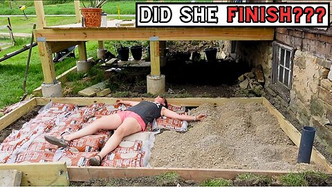 Restoring a 200 Year Old Farmhouse: Installing Pavers for the Back Porch