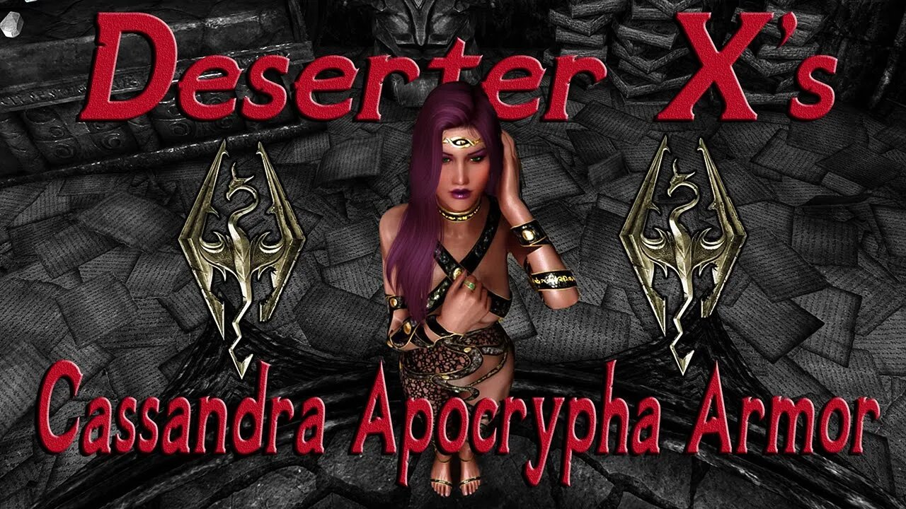 Skyrim - Cassandra Apocrypha Armor - PC/Xbox CBBE/3BA + Bodyslide
