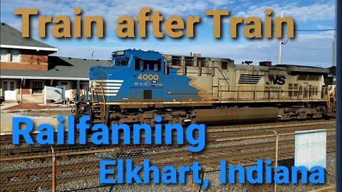 Elkhart Indiana, NS4000 sonic, 22 different locos and 4 class 1 RR