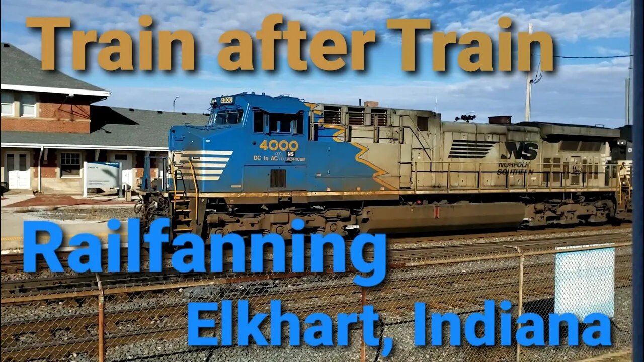 Elkhart Indiana, NS4000 sonic, 22 different locos and 4 class 1 RR