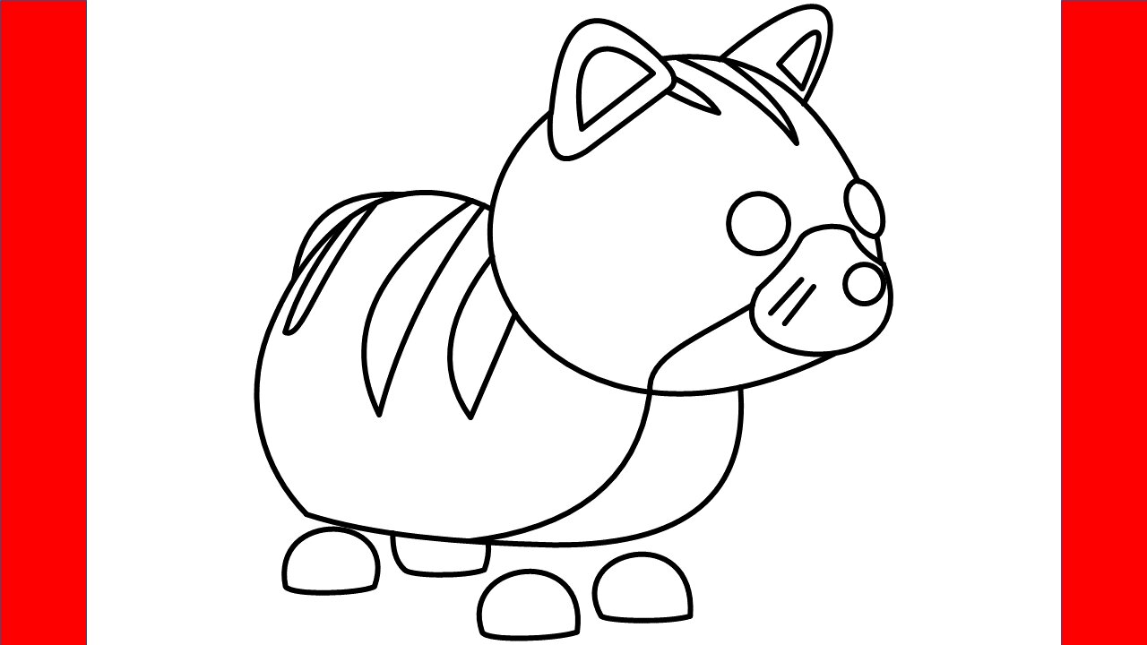 How To Draw Ginger Cat From Adopt Me - Step By Step Drawing