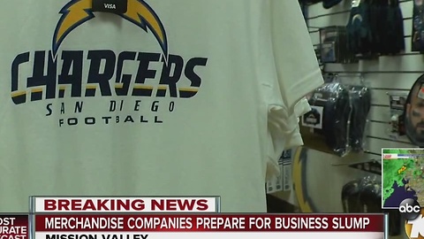 How Merchandise Stores Are Reacting to Chargers Leave