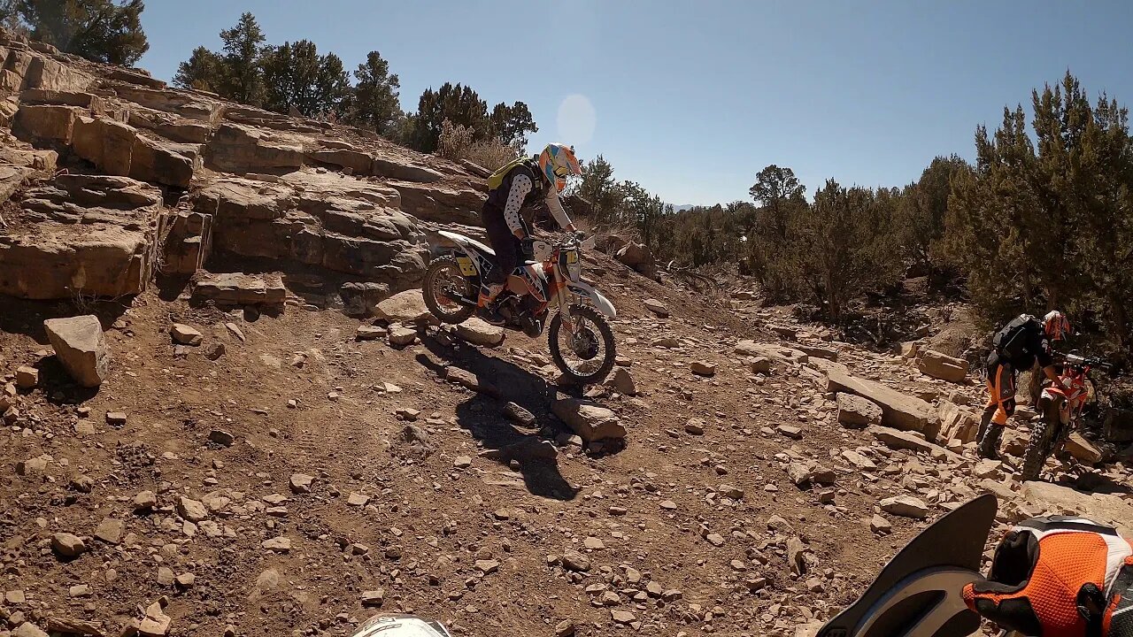 Exiting out of Independence Trail