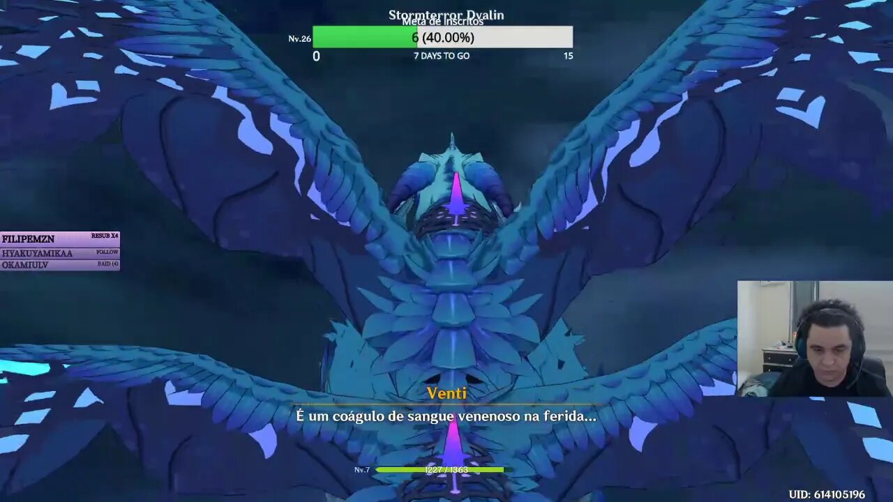 (Genshin)AR19 contra o Stormterror