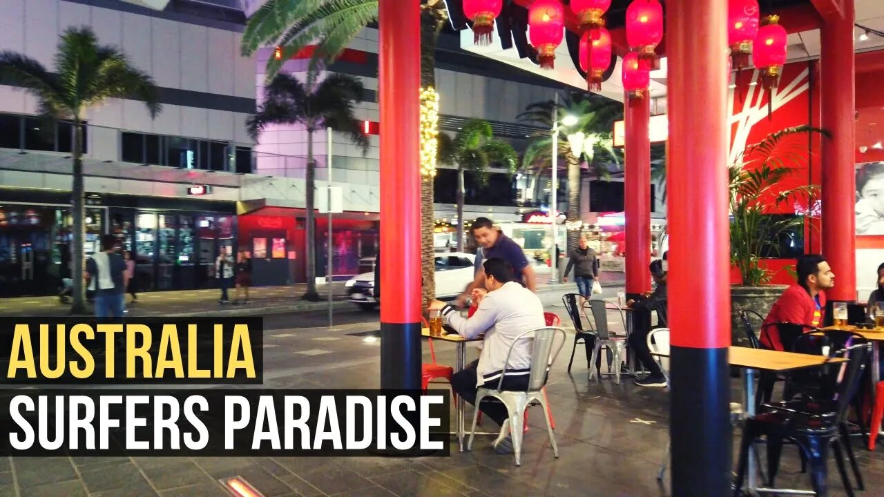 Surfers Paradise Promenade | Sunday Evening Walk