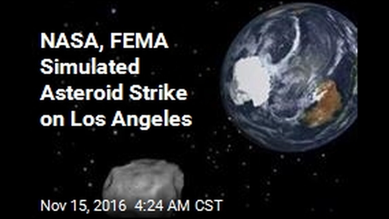 NASA and FEMA Asteroid Collision Simulator, Its Here they Want You To Know!