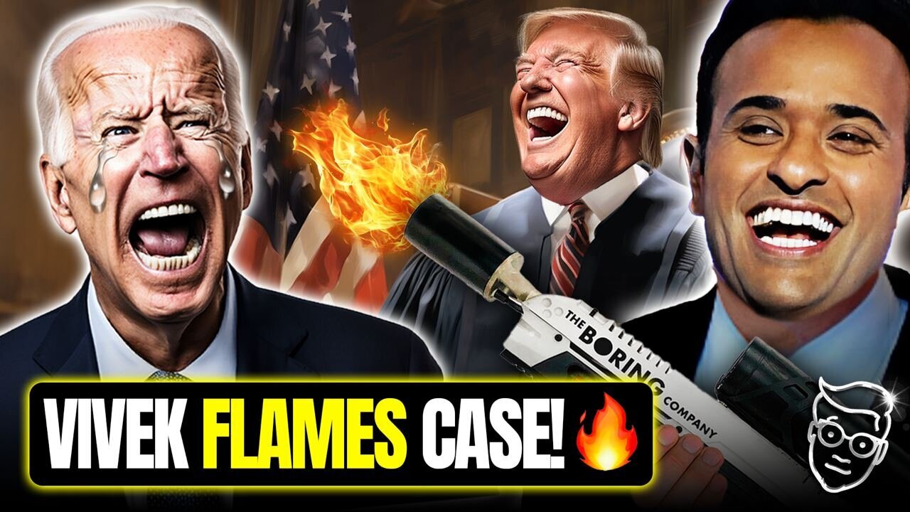 Vivek Walks Into Court With Trump, Takes FLAMETHROWER to Case...