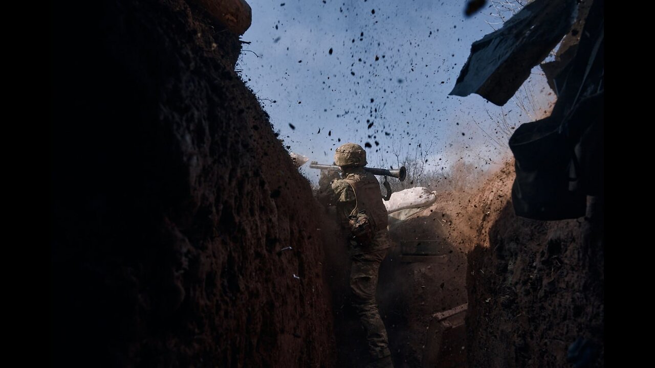 Ukrainians Drop Massive Shell