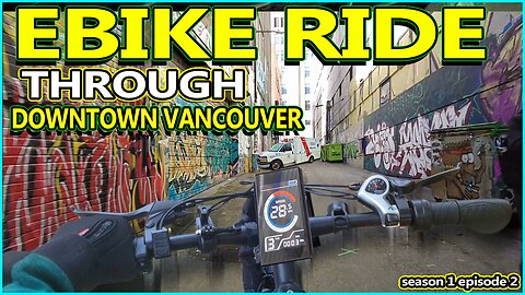 Ebiking In Vancouver Ghetto,Then Biking Next To Scenic Pacific Beaches!