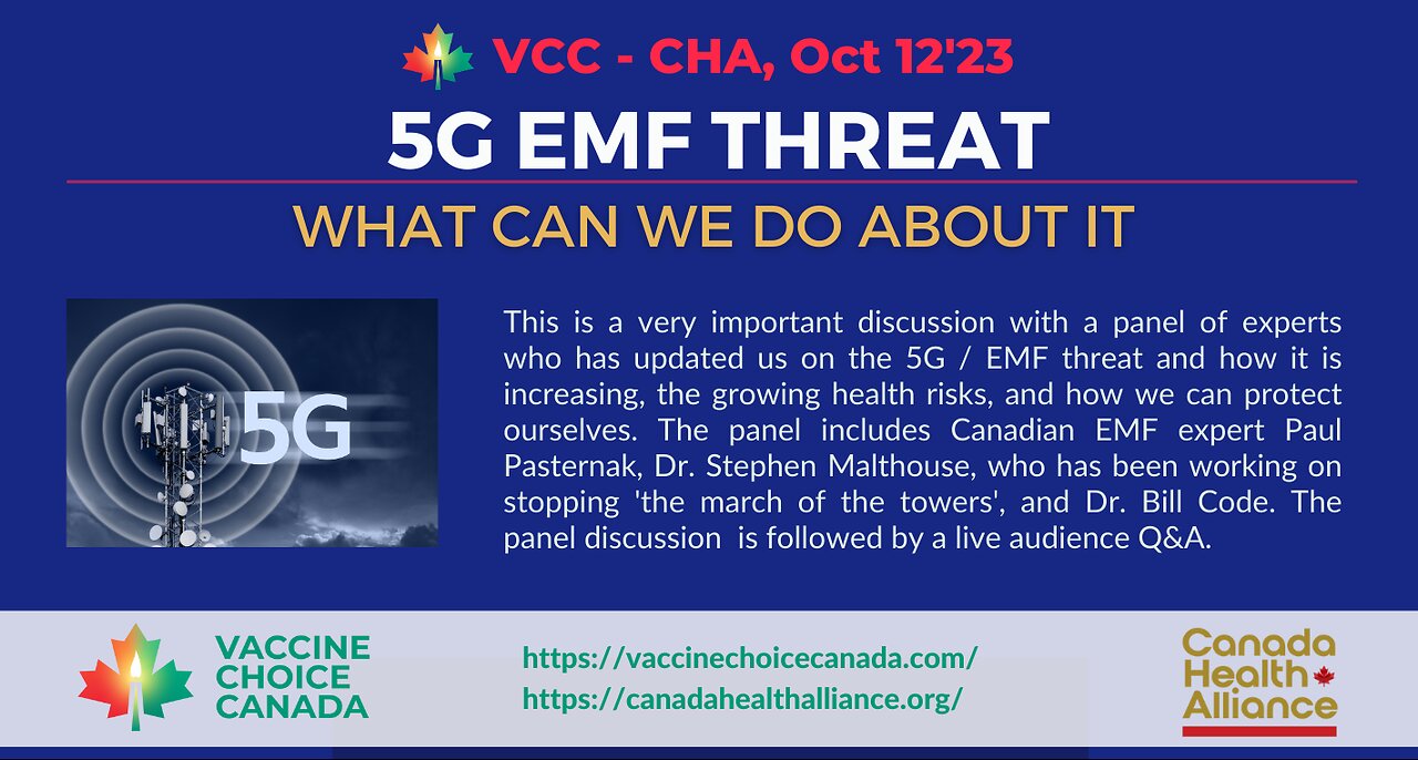 5G EMF Threat - What Can We Do About It - Panel Discussion
