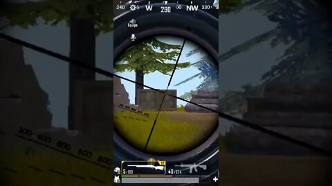 Belo tiro de Sniper. #pubg #capangagamer #pubgmobile #gaming #dinheiro #com #pubglover