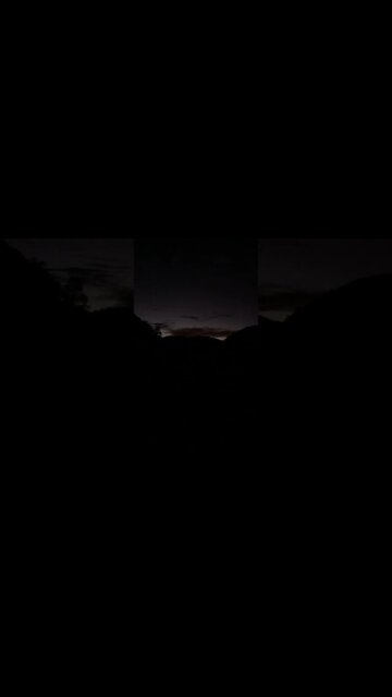 Dawn break colours change in seconds