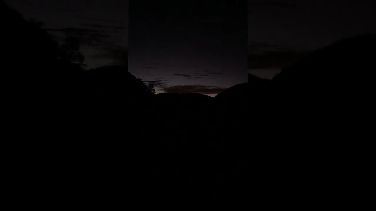 Dawn break colours change in seconds