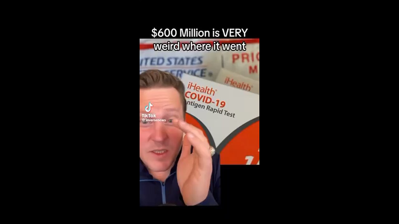 What’s happening with the $600 million that just went to new fake tests? Where is the money