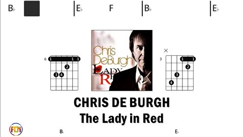 CHRIS DE BURGH The Lady in Red - Guitar Chords & Lyrics HD