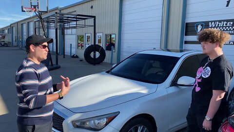 Tulsa Auto Wraps | White Glove Auto | White Sedan