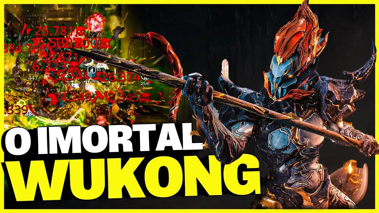 O SEGREDO DO IMORTAL WUKONG E FASHION FRAME [BUILD COMPLETA] - Warframe
