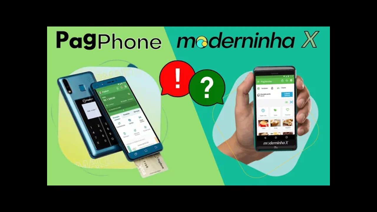 PagPhone ou Moderninha X? Qual comprar?