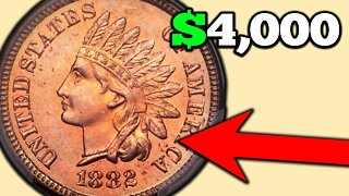1882 Indian Head Penny Error Coins Worth Money!