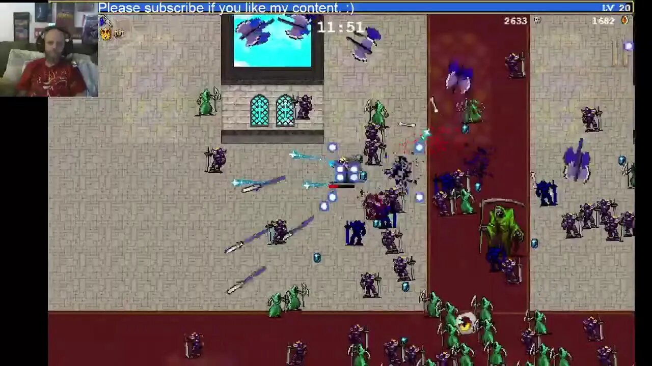 Playing Vampire Survivors. Come join me!