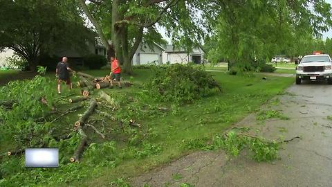 Town of Algoma affected by storm on June 14th