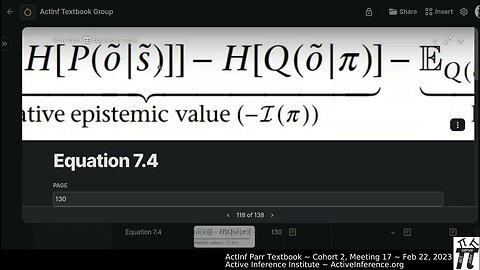 ActInf Textbook Group ~ Cohort 2 ~ Meeting 17 (Chapter 7, part 2)