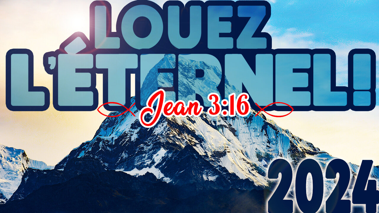 TRÈS BEAU CANTIQUE D'ÉGLISE! FACILE À CHANTER EN CHŒUR!: 🙏💗🙏 - JEAN 3:16 - 🙏💗🙏 #musiquechrétienne