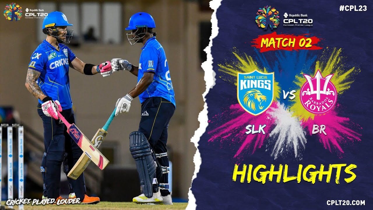 Highlights | Saint Lucia Kings vs Barbados Royals | CPL 2023