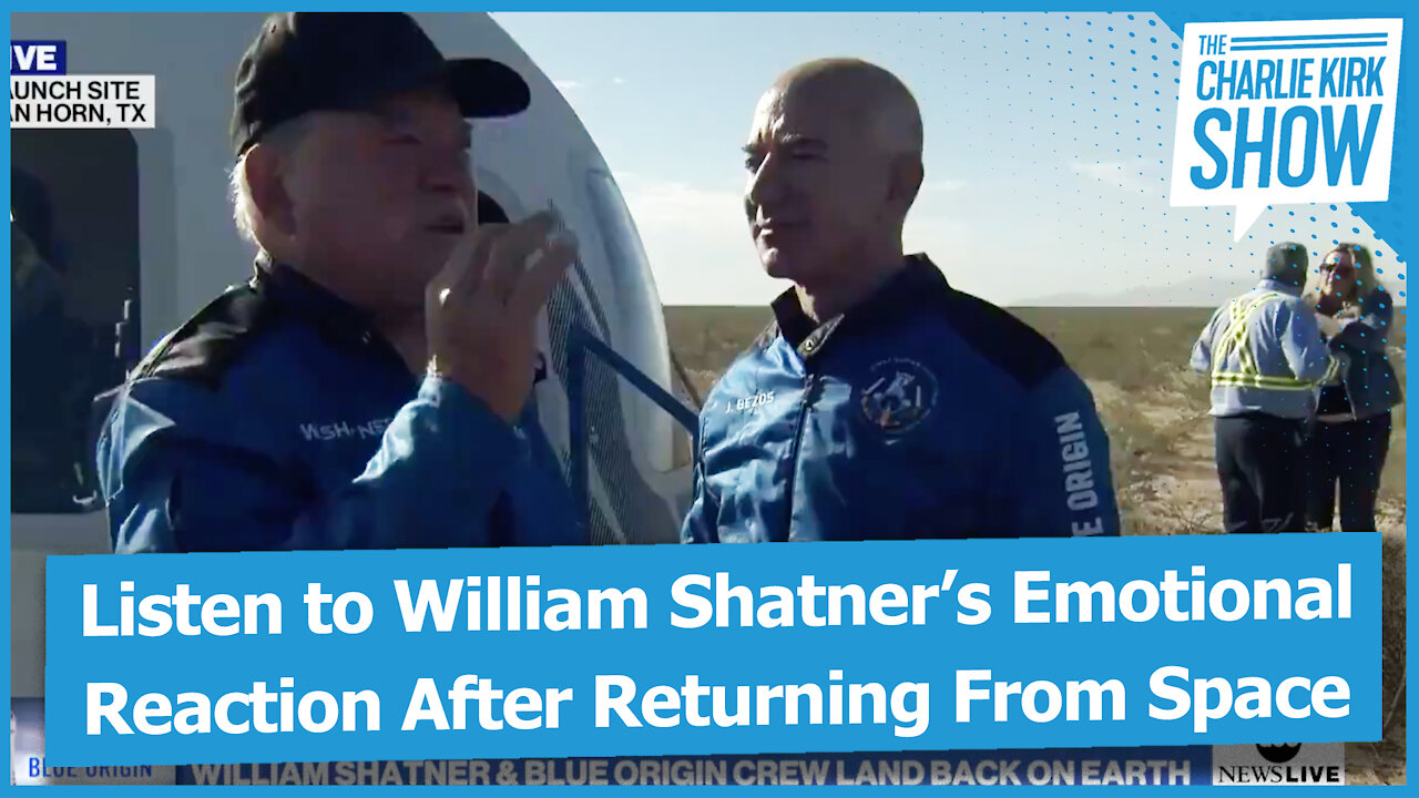 Listen to William Shatner’s Emotional Reaction After Returning From Space