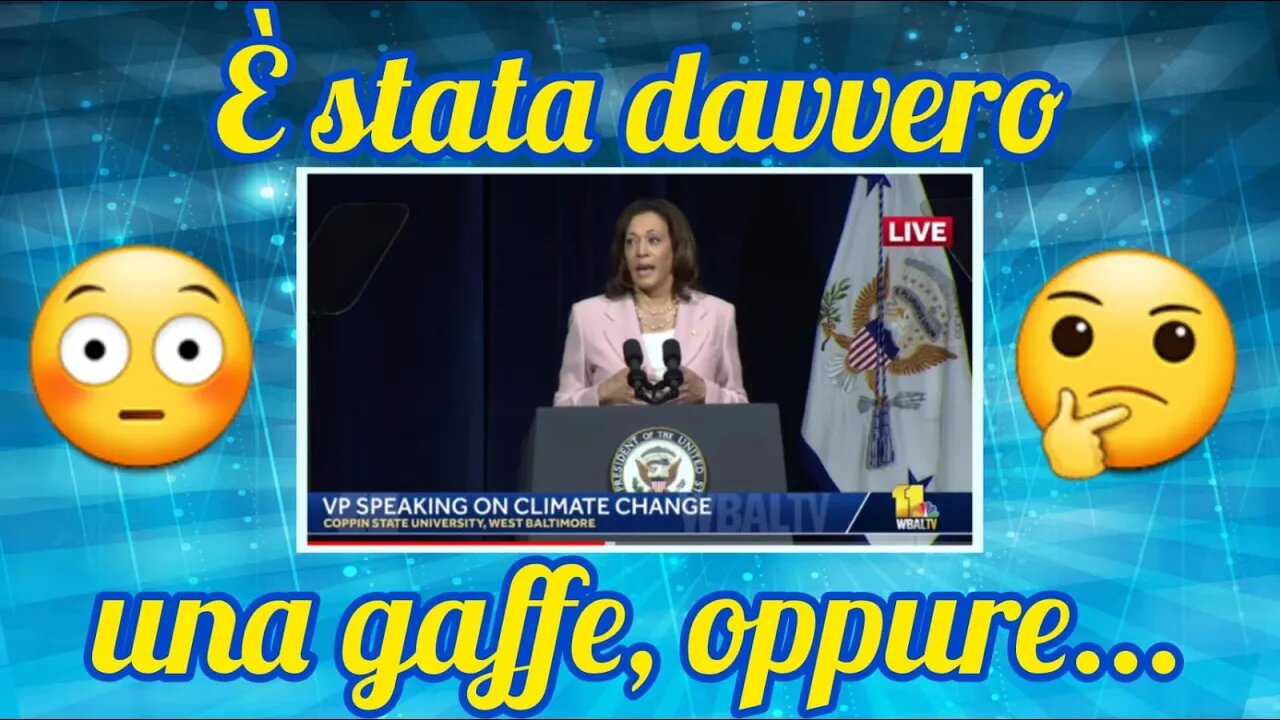 Il Vicepresidente degli USA non voleva dire che...
