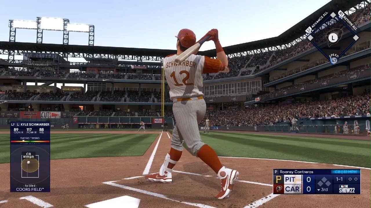 MLB The Show 22 449 ft. HR K. Schwarber
