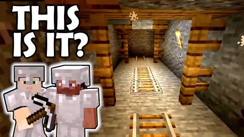 SMALLEST MINESHAFT I'VE EVER SEEN | 2-Player Minecraft HARDCORE (Part 7) Nintendo Switch | Basement