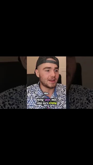 When You Have a "Good" Idea While Drinking