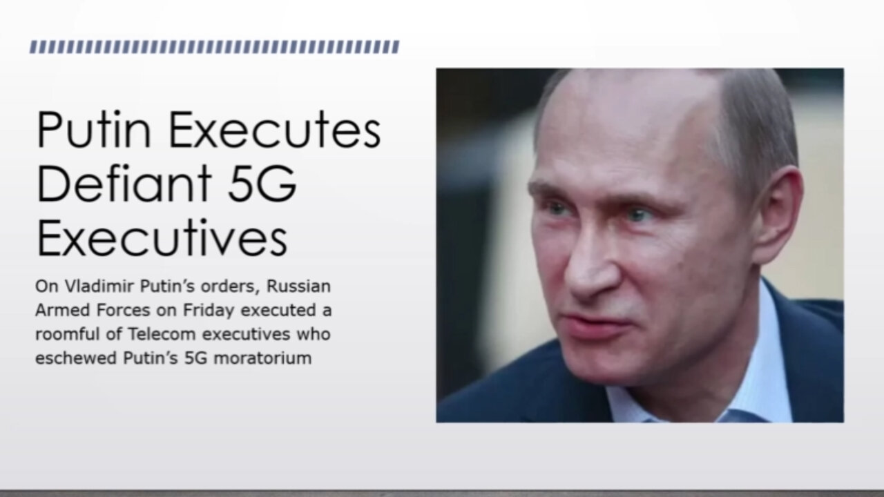 Putin Executes Defiant 5G Executives in Russia