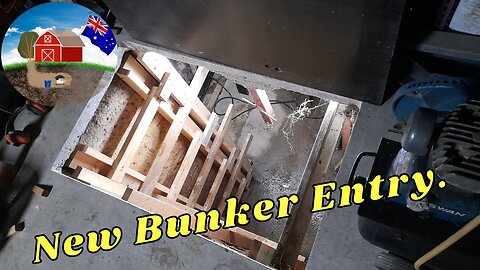 Under the shed Bunker concrete. Ep44