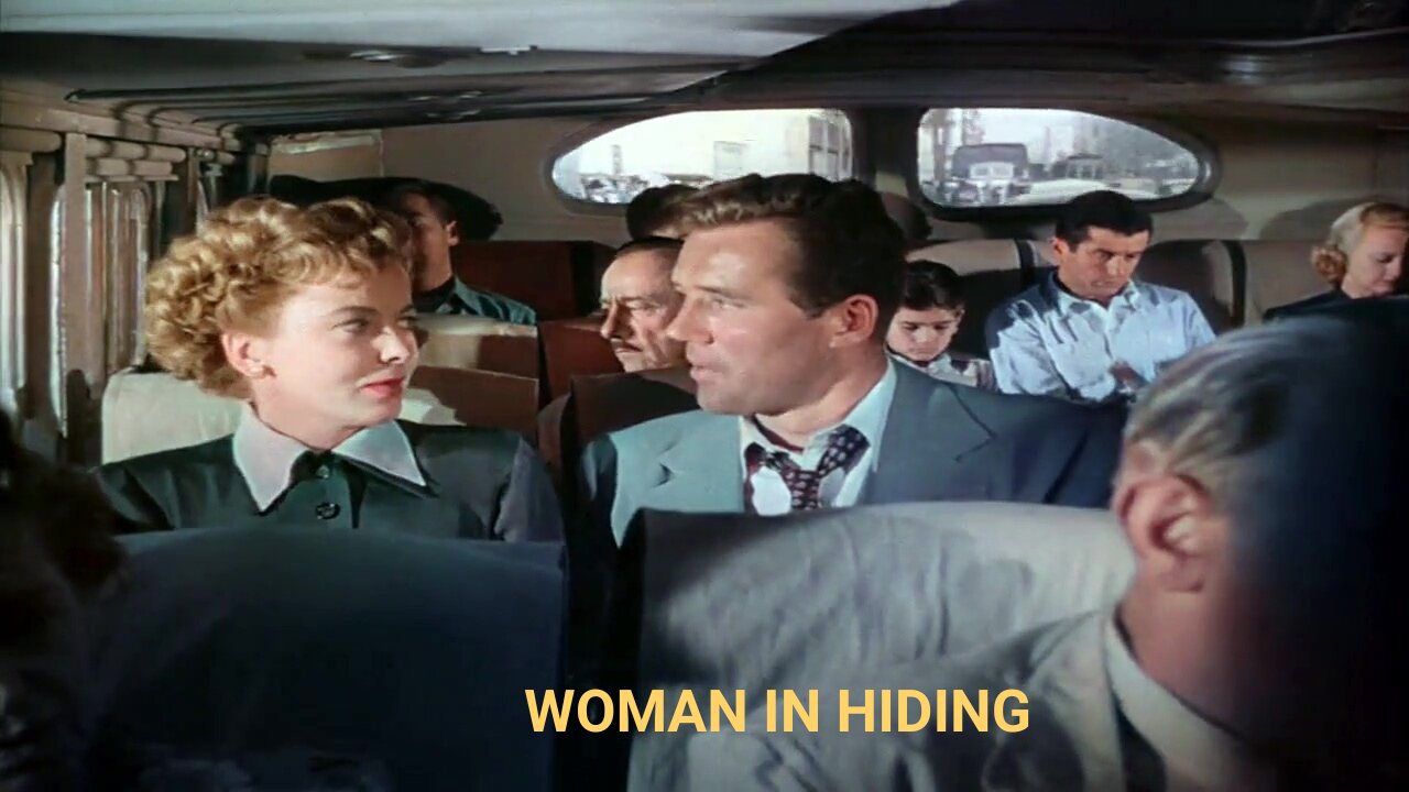 Woman in Hiding Colorized