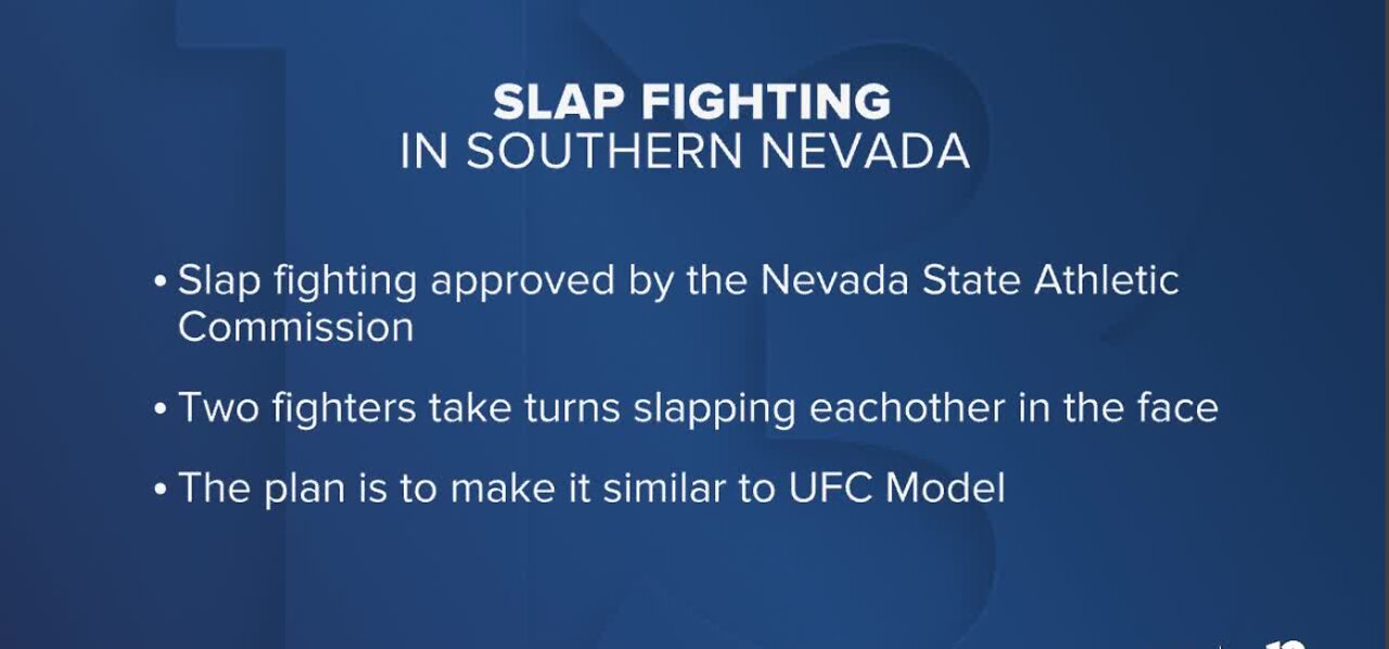 Nevada State Athletic Commission approves 'slap fighting'