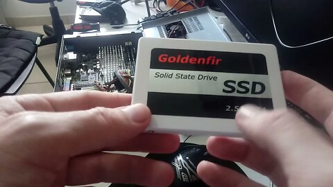 Instalando SSD 240 GB Goldenfir no Mini PC ATON D510.