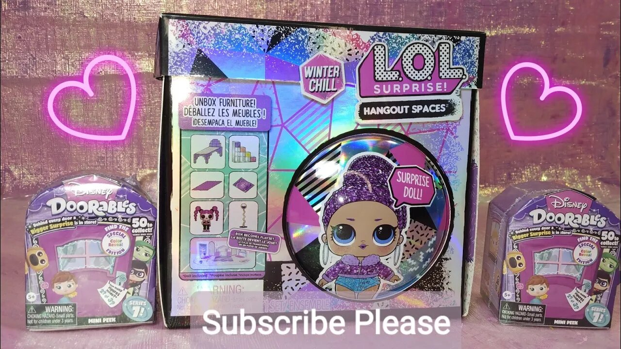 Lol surprise, Hangout Spaces Winter Chill, and Doorables review