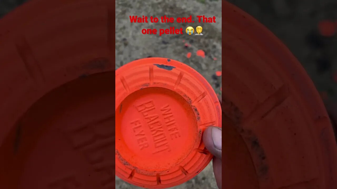 That one little poor pellet who gave all. #fail #sendit #reuse