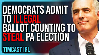 Democrats ADMIT To Illegal Ballot Counting To STEAL PA Election