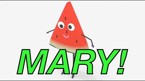 Happy Birthday MARY! - WATERMELON Birthday Song