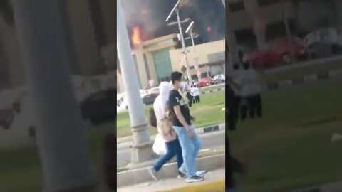 حريق هائل فى كارفور اسكندرية