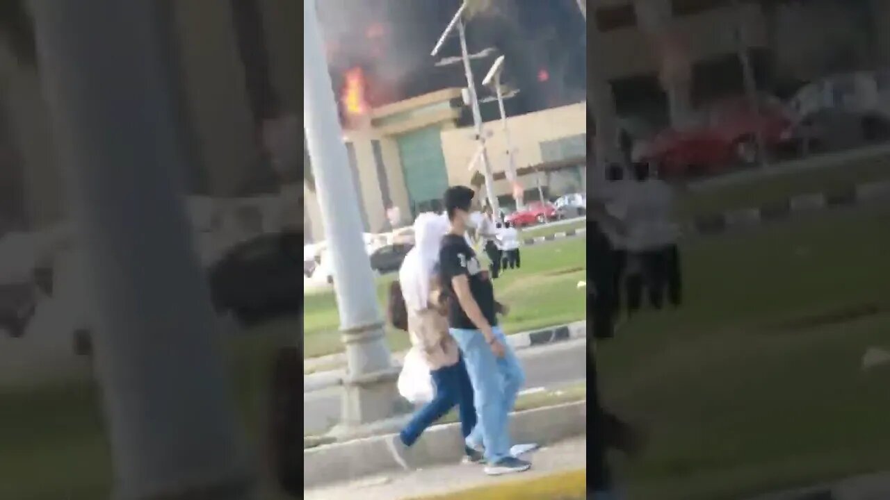 حريق هائل فى كارفور اسكندرية