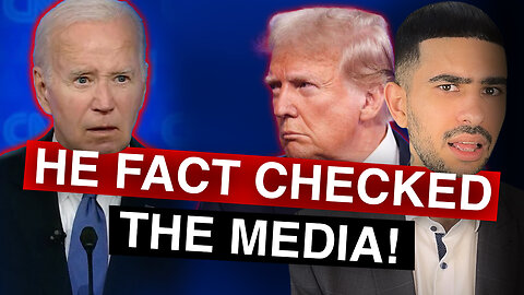 Trump VS Biden Debate - Biden FACT CHECKED The Media Live ON AIR!