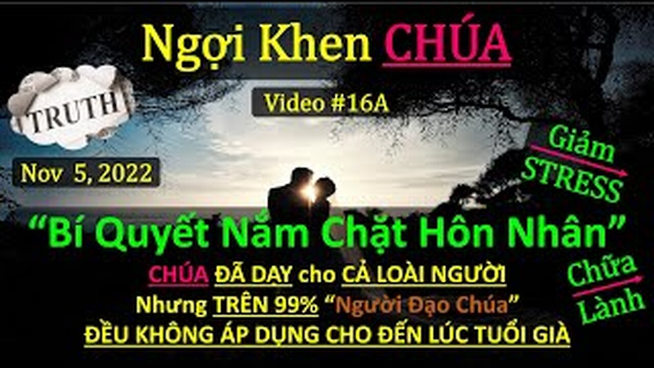 #16A BÍ QUYẾT NẮM CHẶT HÔN NHÂN (GIẢM STRESS & CHỮA LÀNH)