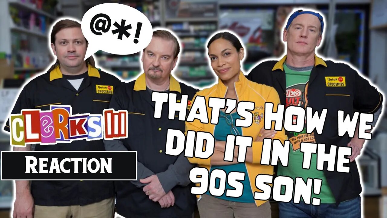 CLERKS 3 TRAILER REACTION | Harsh Language