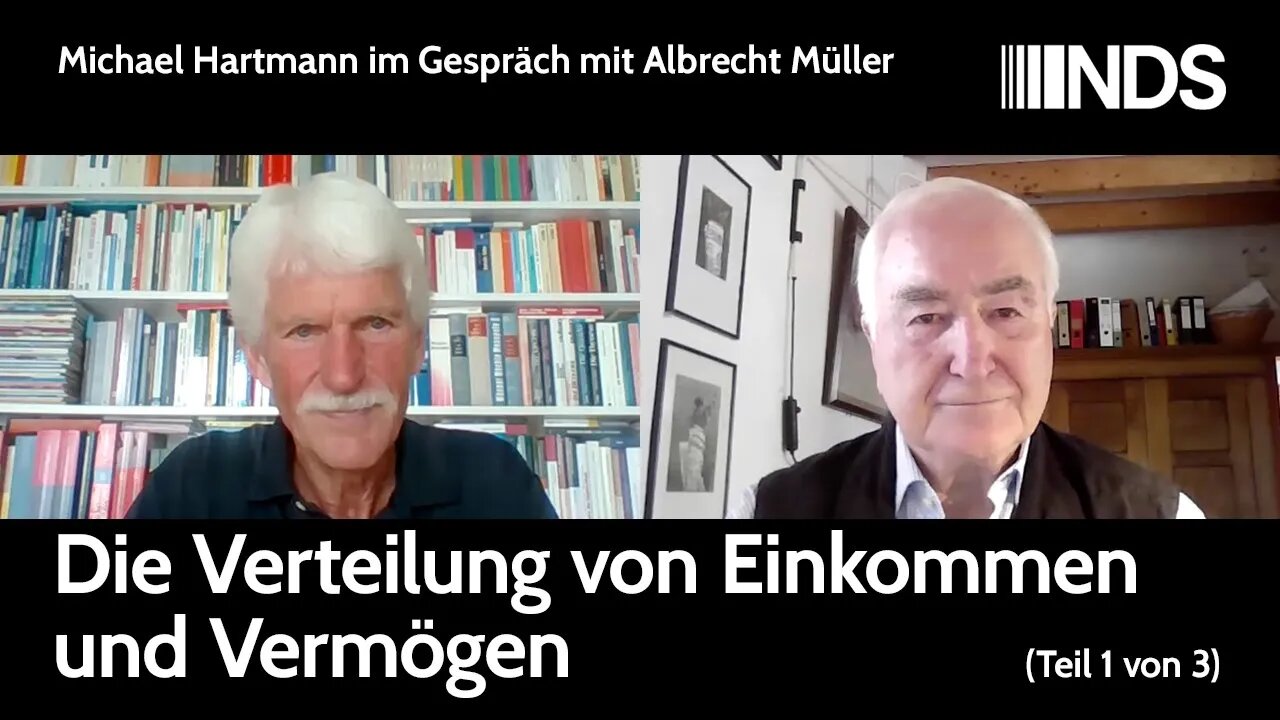 Michael Hartmann im Gespräch mit Albrecht Müller – Verteilung von Einkommen und Vermögen (Teil 1/3)