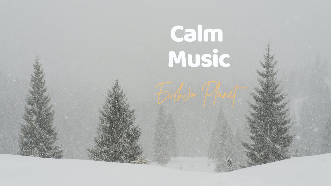 Calm Music for Stress Relief | 1 Hour Sleep Therapy Music | Winter Forest #calmmusic ❄️🎵