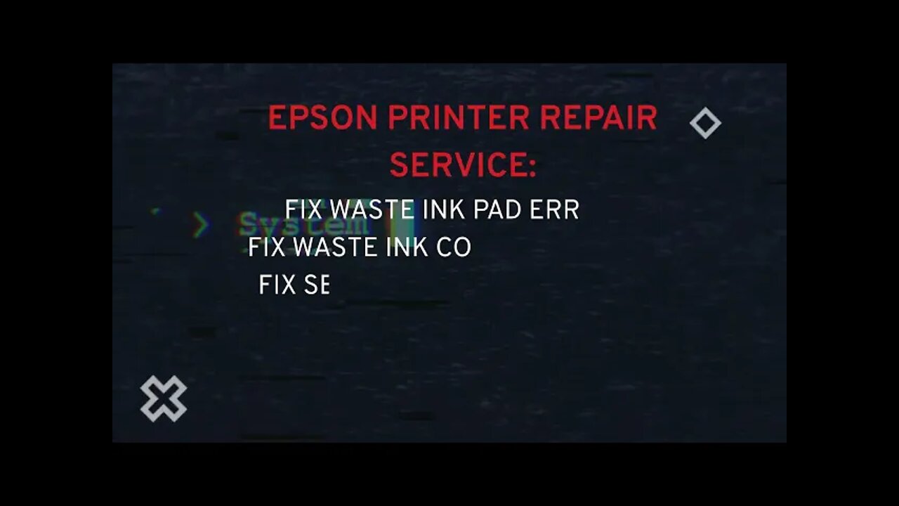 Epson EcoTank Series waste ink pads resets ET 2650